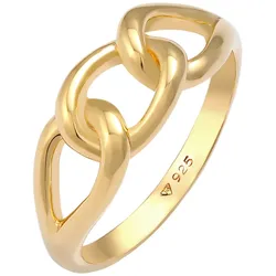 Elli Ring Knoten Symbol Chain Look 925 Silber 56 Damen 