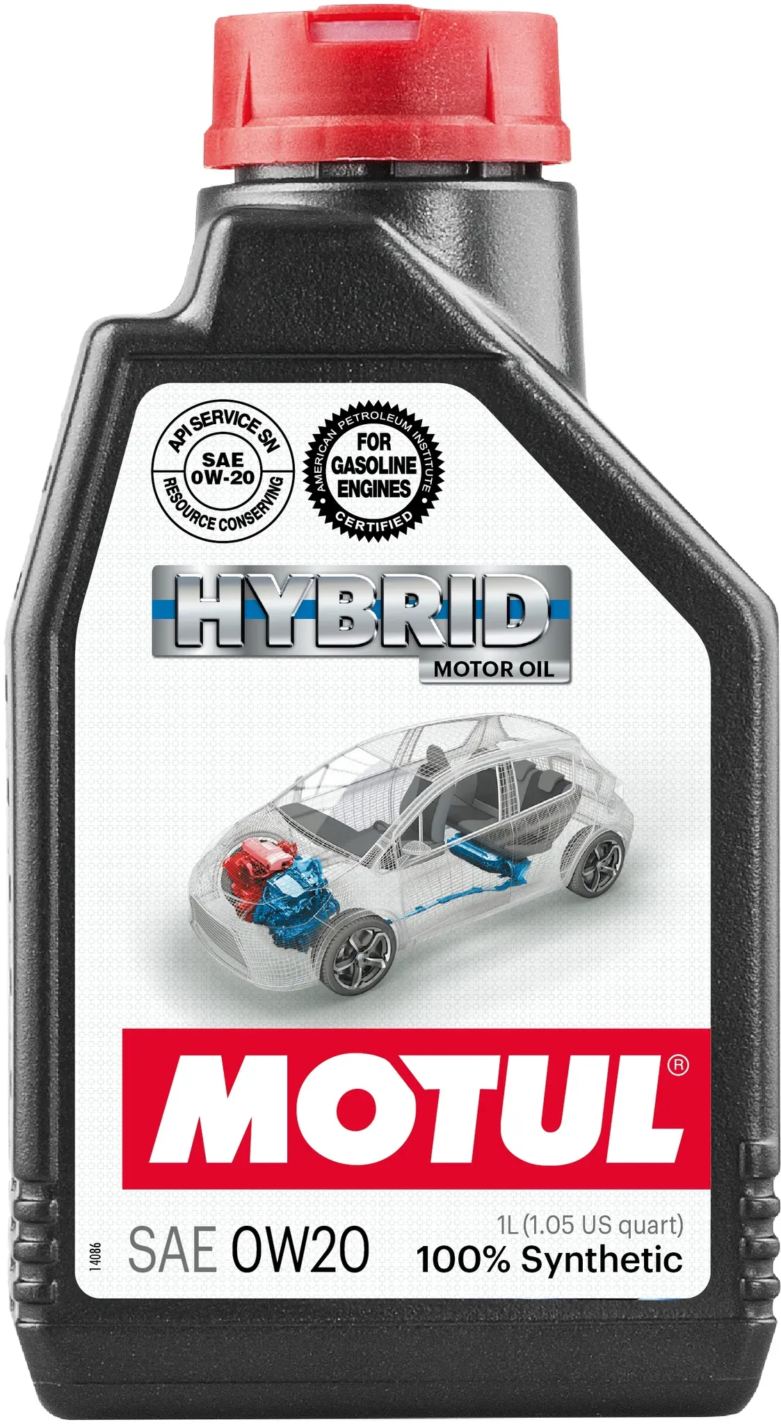 MOTUL Motoröl HYBRID 0W20 107141 1l