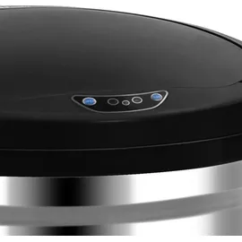 vidaXL Automatischer Sensor-Mülleimer 40 l Silber