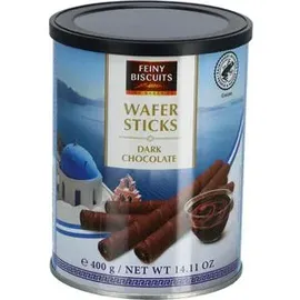 feiny-biscuits Waffeln Wafer Sticks Dark Chocolate, mit Schokoladencreme, 400 g