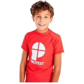 Protest Berents Kurzarm-rash Guard - Scarlet Red | 176