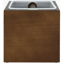 JoeFrex Classic Abschlagbehälter braun