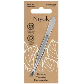 Niyok Pinzette schräg Silber