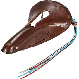 Brooks England B17 Narrow Carved 279 x 151 mm Braun