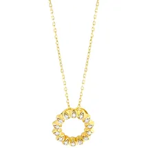 Diamonds by Ellen K. Kette mit Anhänger Gold 375 zweifarbig