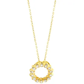 Diamonds by Ellen K. Kette mit Anhänger Gold 375 zweifarbig