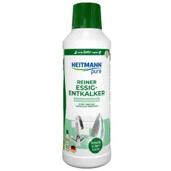 Heitmann pure Essig Entkalker, Biologisch abbaubarer Kalklöser zum Entkalken in Küche und Bad, 500 ml - Flasche