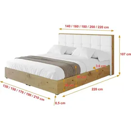 altdecor ENZO7 220 x 220 cm Weiß