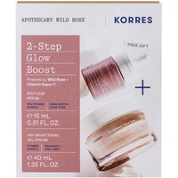 Korres Apothecary Wild Rose Set 2-Step Boost für Glow Gesichtspflegeset 1 Stk
