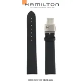 Hamilton Textil auf Leder Jazzmaster Band-set Textil-schwarz-18/16 H694.323.105 - schwarz