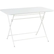 [en.casa] Sande Klapptisch 110 x 70 x 71 cm Weiß