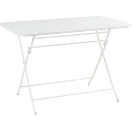 [en.casa] Sande Klapptisch 110 x 70 x 71 cm Weiß