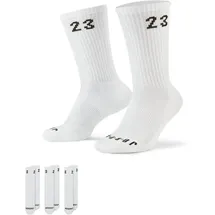 Nike Jordan Essentials Crew (3 -Paar) Socken, weiß - US: M