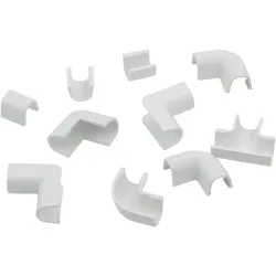 Cablefix Inofix Verbindungen Eck-und T-Stücke für 2200 Kanal 8x7 mm weiss 1021