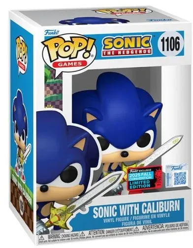 - Funko POP Vinyl Excl Sonic with Caliburn