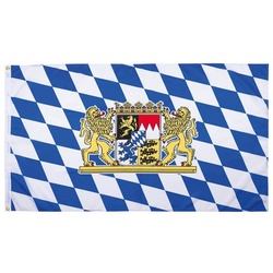 MFH Fahne Fahne 90 x 150 cm - Bayern - blau/weiß weiß