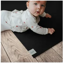 SanoSoft Krabbelmatte - OEKO-TEX® Schwarz | Gr.: 60 x 100 cm