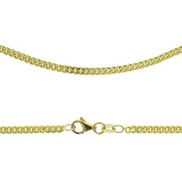 Firetti Collierkettchen »Schmuck Geschenk Gold 333 Halsschmuck Halskette Goldkette Panzerkette«, 79230243-50 gelbgoldfarben