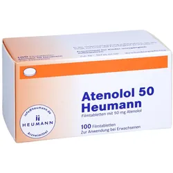 Atenolol 50 Heumann Filmtabletten 100 St