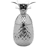 Echtwerk Edelstahl Cocktail Ananasbecher 500 ml in Silber | Gr.: onesize