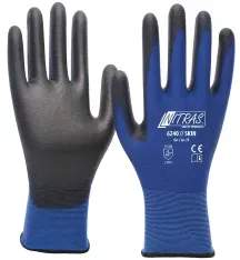 NITRAS® Skin Nylonhandschuh 6240-L , 1 Karton = 120 Paar, Größe L