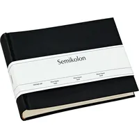 Semikolon Classic Small Fotoalbum Schwarz 40 Blätter Hardcover-Bindung