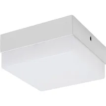 Licht-Erlebnisse LED Deckenlampe Aluminium neutralweiß 4000 K 1340 lm B: 12 cm Weiß quadratisch - Weiß