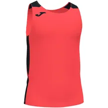 Joma Record II Tanktop Fluorid coral Schwarz, 102222.041.Xs