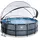 EXIT TOYS Stone Pool 427 x 122 cm inkl. Sandfilter und Abdeckung