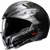 HJC Helmets HJC i20 Furia Jethelm, schwarz-silber, Größe XL