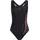 Energetics Badeanzug Damen Schwarz/Rot 38 Cup D