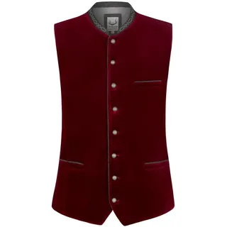 Stockerpoint Lorenzo Herren Trachtenweste, bordeaux, 58