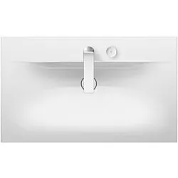 Duravit XViu Waschtisch-Unterschrank XV4610EB190P 80x48cm, 1 Auszug, 2 Hahnloch, champagner matt, Rahmen P, flannel grey seidenmatt