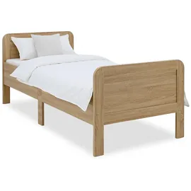 Homestyle4u Komfortbett 100 x 200 cm Braun