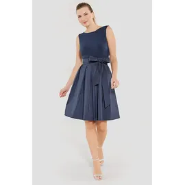 Swing Kleid Cocktailkleid Blau 38