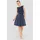 Swing Kleid Cocktailkleid Blau 38