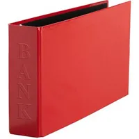 Veloflex VELOCOLOR® Classic Bankringbuch 2-Ringe hellrot 4,5 cm DIN A6 quer