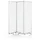 Magnetoplan Raumteiler Sichtschutz mit Acryloberfläche - 3 Element 60x180cm - Halbtransparent