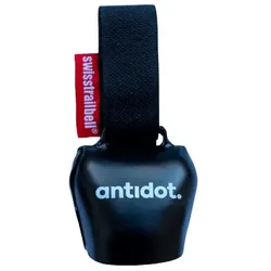 ANTIDOT Klingel Swisstrailbell | schwarz/rot