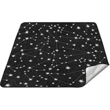 Große Picknickdecke, Sterne, Bodendecke, mit Aufbewahrung für Picknick