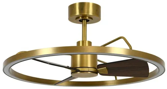 Beacon Lighting Deckenventilator Cessna Metall Gold Messing