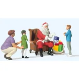 Preiser 44931 Weihnachtsmann in Sessel.Mutt