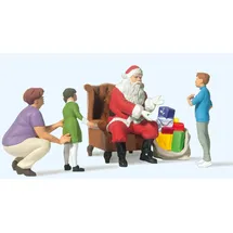 Preiser 44931 Weihnachtsmann in Sessel.Mutt