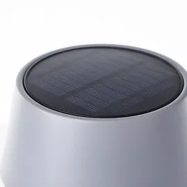OTTO home LED Außen-Tischleuchte grau H:30cm Ø:12,5cm 300 lm IP44