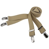 LINDENMANN Hosenträger Lindenmann X-Form Herren Hosenträger Übergröße beige beige 150 cm - ab 2.00 m