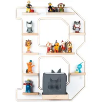 BOARTI Kinderregal Buchstabe B Holz weiß