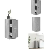 Apothekerschrank Grau Sonoma 30x41x77,5 cm Holzwerkstoff - Apothekerschrank - Apothekerschränke - Apothekermöbel - Apotheker Sideboard