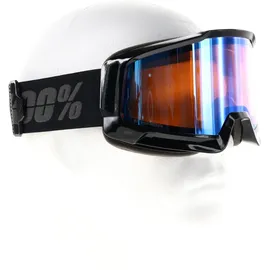 100% Okan Skibrille (Größe One Size, schwarz)