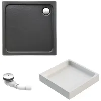Schulte Duschwanne Adria 80x80 cm, Komplett inkl. Wannenträger und