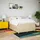 vidaXL Boxspringbett 140 x 200 cm Creme